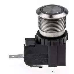 RS PRO Illuminated Push Button Switch Latching 19.1 mm SPST White LED 250/125 V AC, 1758024 image 5