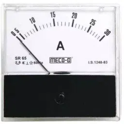 Meco-G 0-100mA SR65 Moving Coil 90° AC Scale Milli Ammeter - 80 x 80 mm Sq.-picture-33