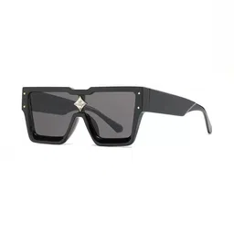 Being Better Unisex Black Lens & Black Rectangle Sunglasses with-picture-14