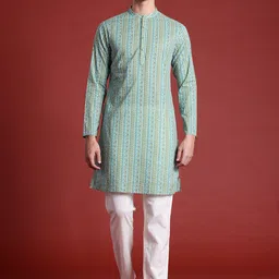 Anouk Geometric Indie Prints Kurta-picture-34