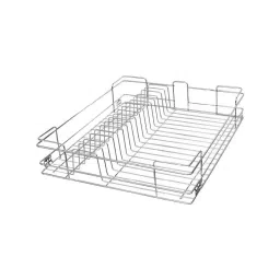 OZONE Speedy Series Cup & Saucer Basket 378x500x100 mm Stainless Stee Chrome Finish, OZS-WB-CS 15x20x4 CP-image-62