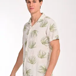 POE Men Smart Slim Fit Opaque Printed Casual Shirt image 4