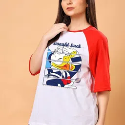 SWIFTLY Women Printed Bio Finish T-shirt image 4