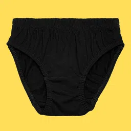 NUSYL Cotton Pack Of 5 Cat Printed Panties - Black image 4