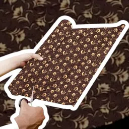 Mopak Decor Brown Set of 1 Regular Shelf Liner Organisers image 4