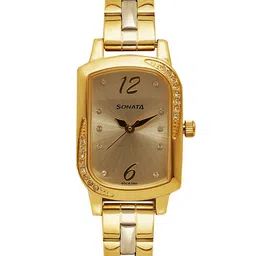 Sonata Women Gold-Toned Analogue Watch NK87001BM01-picture-22