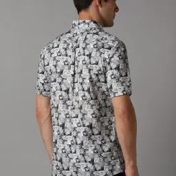 Louis Philippe Multicolored Cotton Slim Fit Printed Shirt image 2