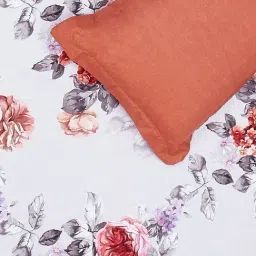 Monte Carlo Stanley Pink Polyester Printed 130 GSM King Fitted Bedsheet with 2 x Pillow Covers image 5