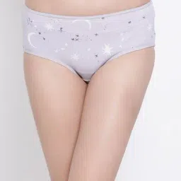 Clovia Purple Printed Hipster Panty-picture-15
