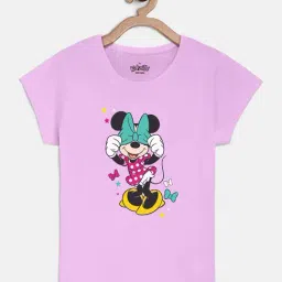 kidsville Mickey & Friends Printed Tshirt For Kids Girls-picture-43