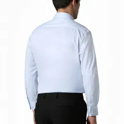 Louis Philippe Blue Regular Fit Shirt image 2