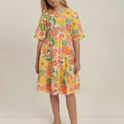 VERO MODA GIRL Marshmallow Floral Print Dress-picture-23