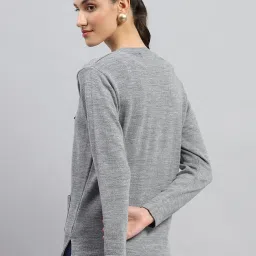 Monte Carlo Grey Textured Cardigan image 2