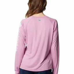 Columbia Purple Logo Print Tidal Sports T-Shirt image 2