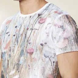 Being Human Men Solid Round Neck Cotton T-shirt image 4