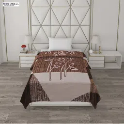 Monte Carlo Brown Polyester 600 GSM Winter Blanket image 2