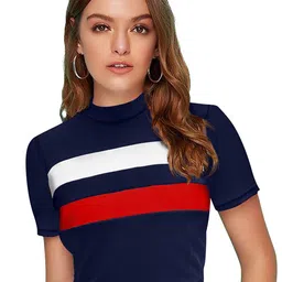 Fashion Care Women Colourblocked Fitted Top-picture-15