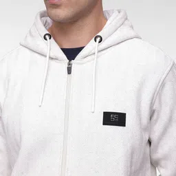 French Connection Men's Textured Hooded Sweatshirt image 5