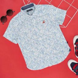 Pantaloons Junior Kids Bluejay Cotton Printed Shirt-picture-21