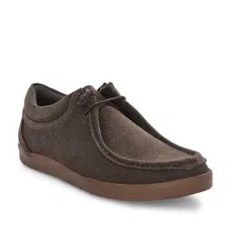 Carlo Romano Men's Brown Derby Shoes image 2