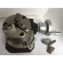 Assorts HV4 Cast Iron & Tool Steel Rotary Table 110 mm (4 Inch) 80 mm 3 Jaws image 3