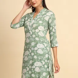 Anouk Rustic Women Floral Printed Kurta image 4