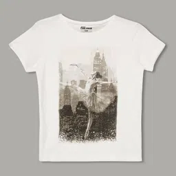 Fame Forever by Lifestyle Girls Graphic Printed Round Neck Cotton T-shirt-picture-27
