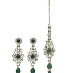 Anouk Kundan Studded & Beaded Jewellery Set image 3