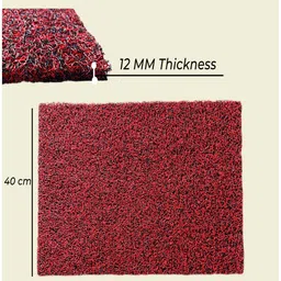 vstucart Red & Black Anti-Skid Waterproof Doormat image 4