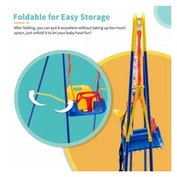 Hop N Play 4-in-1 Swing Set and Baby Jumper, Toddler Swing with Stand and Safety Belt, Baby Swings & Baby Bouncers for Infants to Toddler, Indoor Swings for Kids 6 Months+ image 4