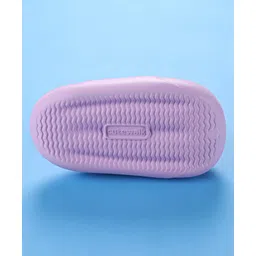 Cute Walk by Babyhug Clogs with Backstrap Bunny Applique - Purple image 5