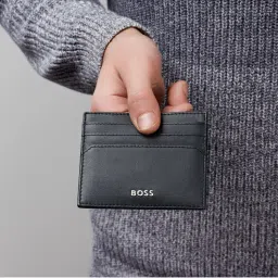 Hugo Boss Classic Smooth Black Card Holder-image-29