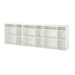 vihals Shelving combination, white, 286x37x90 cm-image-16