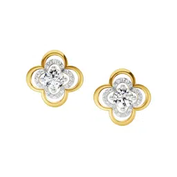 Sparkles Lab Grown Diamond 0.65 Carat Round Fashion Earrings 14K Yellow Gold-picture-41