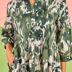 AND Floral Print A-Line Dress image 2