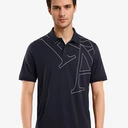 RARE RABBIT Men Polo Collar Pockets T-shirt image 1