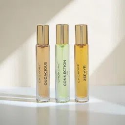 CHOKORE Unisex Pack of 3 Eau De Parfum (Oudacious, Zephyr, & Connection) 15ml Each-picture-21