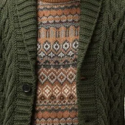 Mast & Harbour Men Cable Knit Cardigan image 2