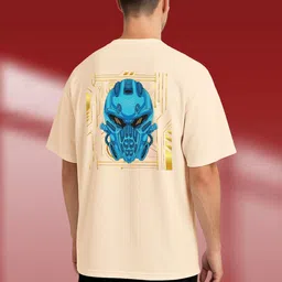 BUYTHATTRENDZ Men Printed Drop-Shoulder Sleeves Oversized T-shirt-picture-12