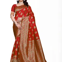 KANOODA Woven Design Banarasi Saree-image-83
