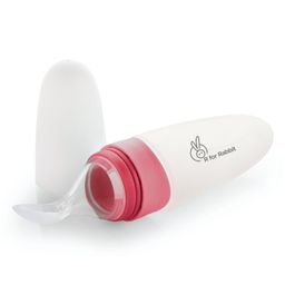 R For Rabbit First Feed Silicone Feeding Spoon - Red-picture-44