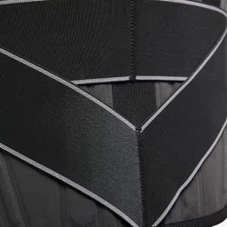 decathlon Lumbar support L4 belt with adjustable straps 900 - Black image 3