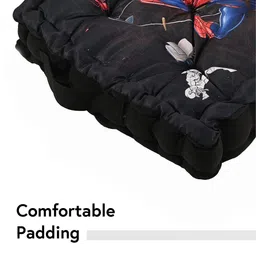 Kuber Industries Marvel Spiderman 2 Pieces Black & Red Printed Chair Pads image 5