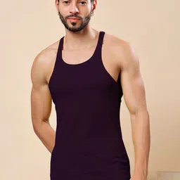 Friskers Round Neck Pure Cotton Gym Vest 040725CA-16-image-49
