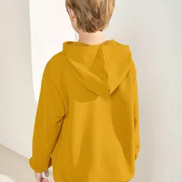 FIONAA TRENDZ Unisex Kids Printed Hooded Sweatshirt image 5