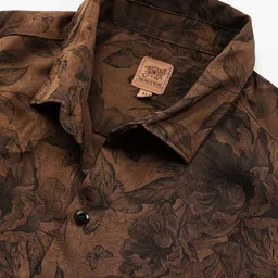 Campus Sutra Men Classic Fit Floral Printed Spread Collar Casual Shirt image 2