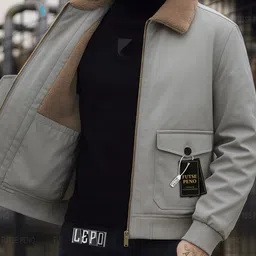 futse peno Men Solid Casual Jacket image 2