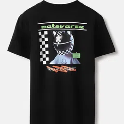 United Colors of Benetton Boys Typography Printed Pure Cotton T-shirt-picture-38
