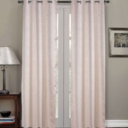 Myntra Elegant Homes Beige & White Set of 2 Black Out Door Curtain-picture-1
