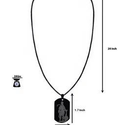 Saizen Silver-Plated Oval Pendants with Chains image 5